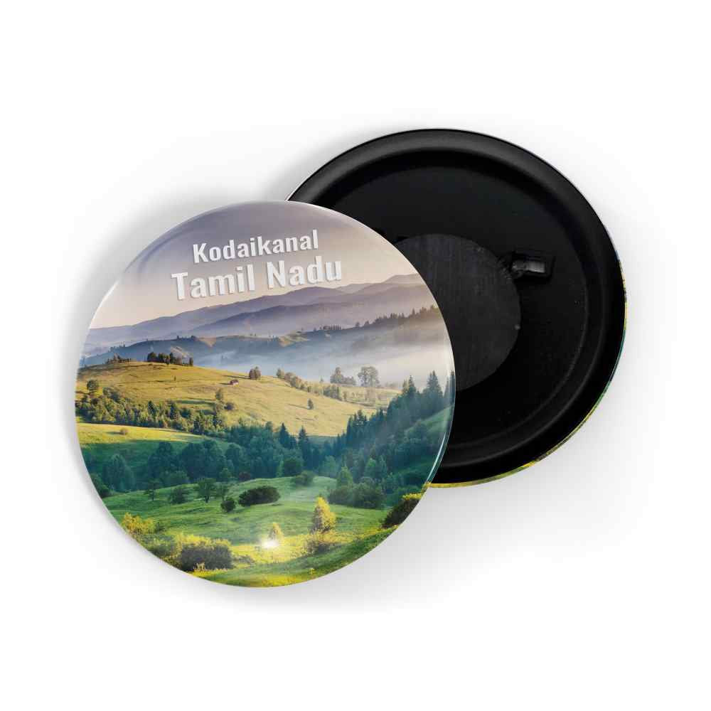 dhcrafts Fridge Magnet Multicolor Kodakanal D2 Tamil nadu Tourist Place Glossy Finish Design Pack of 1 (58mm)